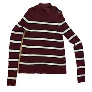 Isabel Marant Etoile Top xs-s burgundy/cream striped